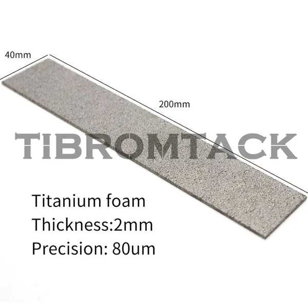 Titanium Foam Ti Sintered Filter Plate for Battery or Supercapacitor Anode Substrate，Precision Filtration Industry photo-4