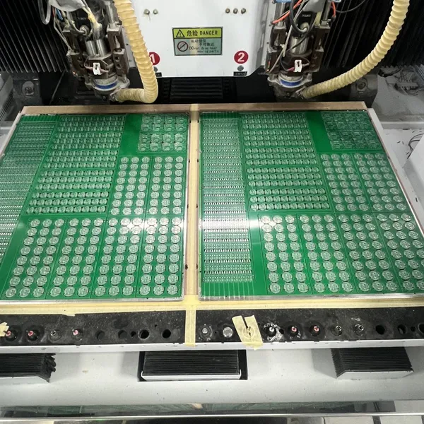PCB circuit board manufacturer produces customized boards with a thickness of 1.0mm, copper thickness of 1.0oz, green oil