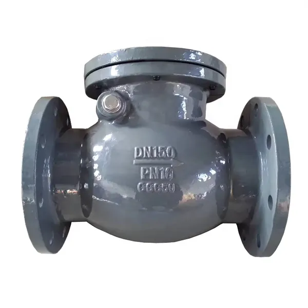 ANSI B16.10 GGG40 Flange Resilient Swing Check Valve Pn16 DI Check Valve Water Check Valves for Pumps photo-4