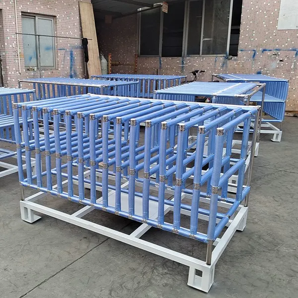 Modular Lean Pipe Storage System With 360° Rotation Mechanism