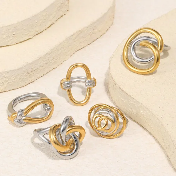316L Stainless Steel Ring, 18mm Inner Diameter, Matte Surface, Corrosion Resistant, OEM Custom Wholesale photo-2