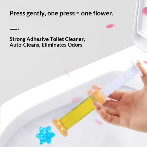 Toilet Deodorizer Produces 15 Small Flower-Shaped Deodorizing Gels Long-Lasting Fragrance Wholesale Toilet Cleaner