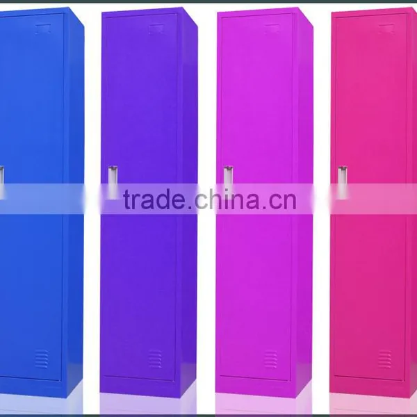 Home Furniture Deep Color Metal Bedroom Lockers Of One Door photo-3