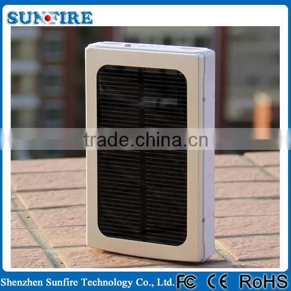 Hot Sale Solar Power Bank Charger for Iphone Xiaomi Power Bank With Charging Cable photo-2