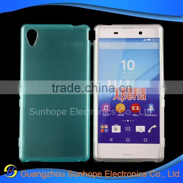 Glossy Frosted Gel Skin for Xperia M4 Aqua photo-3