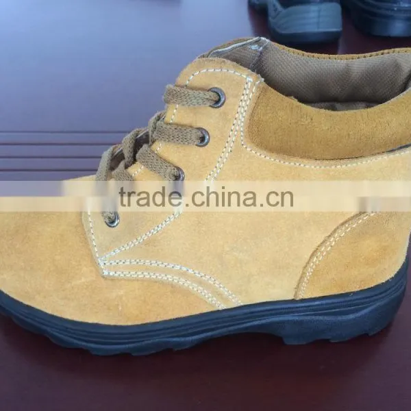 Genuine Leather Work Boot, Safety Shoes for Work Men