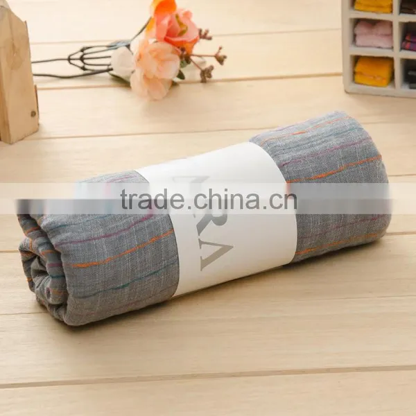 New Style Oversized Viscose Vertical Colorful Striped Scarf photo-4
