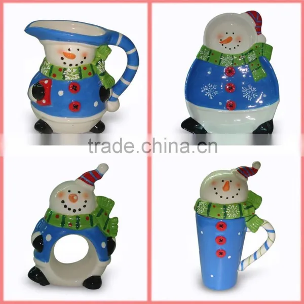 Christmas Ceramic Snowman Spoon Rest Decal photo-3