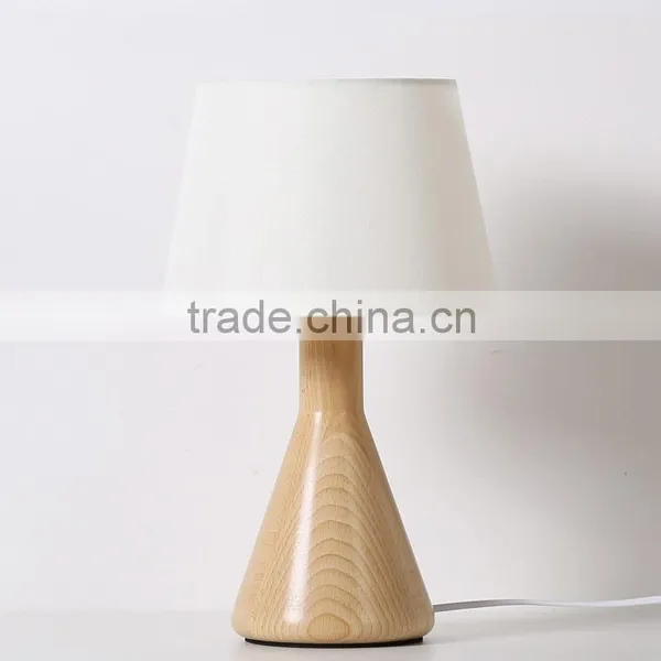 Modern Solid Wood Base Light Table Lamp Small Decorative LED Wood Table Lamp LED Wood Table Light JK-879-19 photo-5