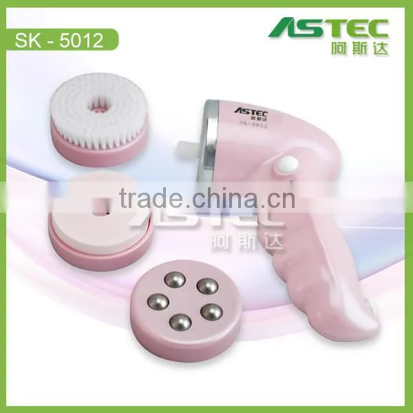 AS5012 3 in 1 Sonic Facial Cleanser Brush Face Peeler Massage photo-2