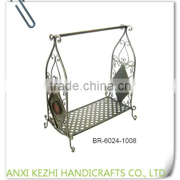 LC-84188 Wholesale Antique Bathroom Decorative Metal Towel Rack photo-6