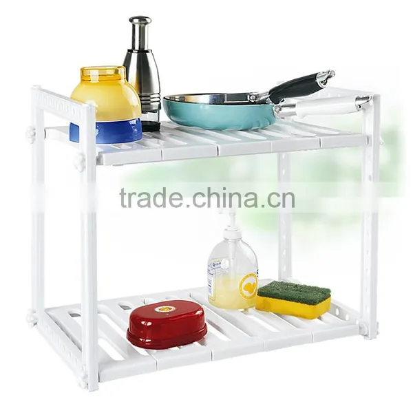 S/S+ABS 47(83)*30.5*40 Kitchen Tools Multifunctional Storage Rack/grocery Rack/kitchen Utensil Drying Rack photo-3