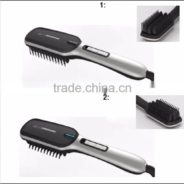 Newest Arrival Electric Profeessional Hair Straightener With Brush photo-2
