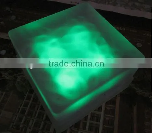 Glass Solar Powered Led Underground Light With Red Color, Glass Solar Brick Light photo-4