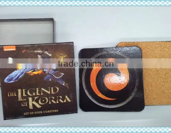 Customer Cork Coaster; Cork Coaster; Mdf Coaster With Cork Bottom photo-5