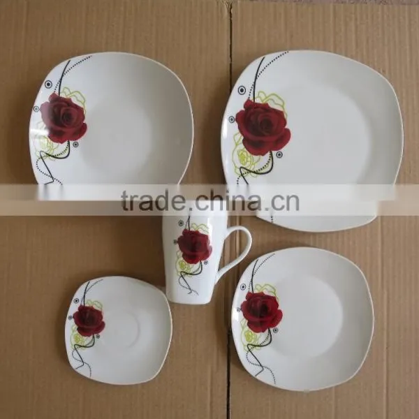 30pcs Square Dinner Set for Chile ,30pcs Round Dinner Set for Peru, photo-4