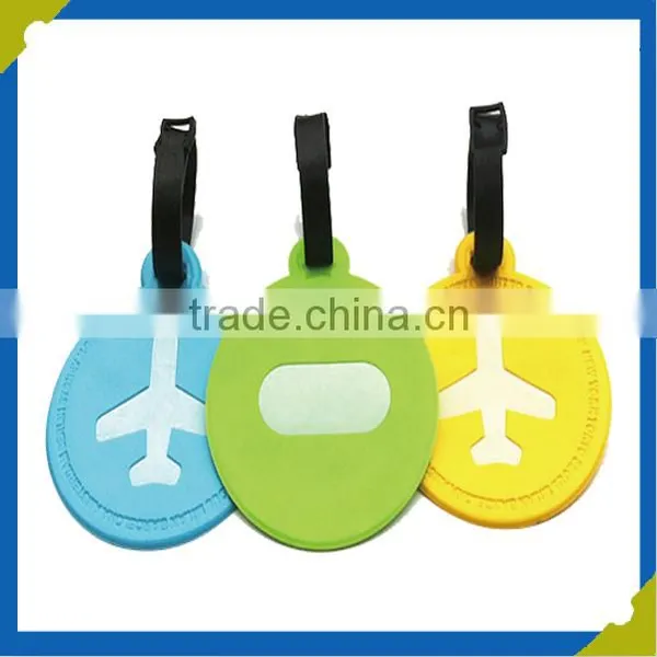 Customized Made Luggage Tags Airplane Luggage Tag Aircraft Logo Rubber Tag photo-2