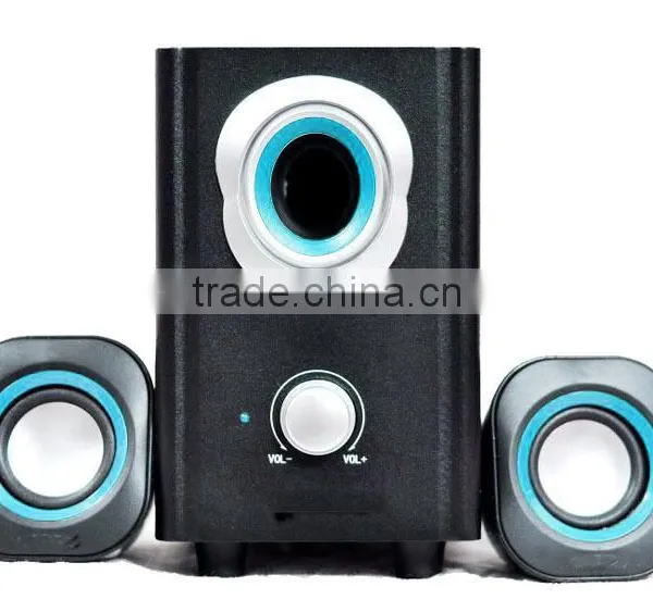 Home Theater Computer Mini System Active Wireless System DVD Player pc Speakers Wood