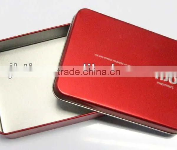 Tin Canister in Rectangular Shape