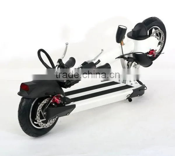 36V350W Electric Scooter With LED Lights / Seat Motorized Kick Mobility Scooter CE / Rohs / FCC Approved photo-3