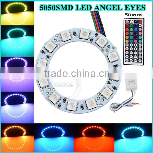 104mm DC12V Black PCB Semi Circle 5050 Smd Led Halo Rings With Different Color photo-5