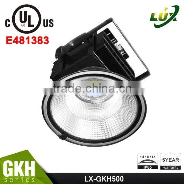 Copper Heatpipe Design Meanwell Driver 5 Years Warranty UL Approved #481383 Gymnasium Light 500W 110 Volt LED Flood Light photo-2