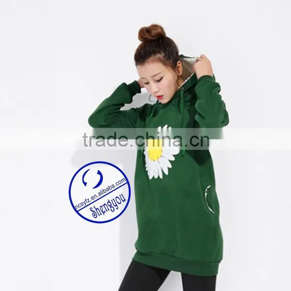 2015 Custom Women Pullover Fleece Sweatshirt Hoodie Witn Printing photo-5