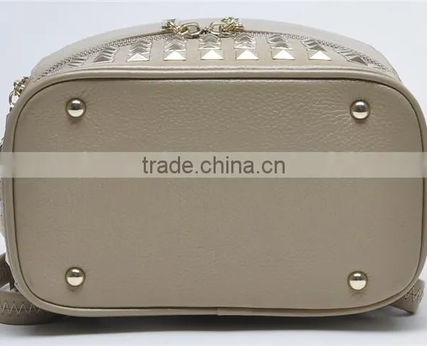 2016 Fashion Genuine Leather Backpack for Ladies photo-4