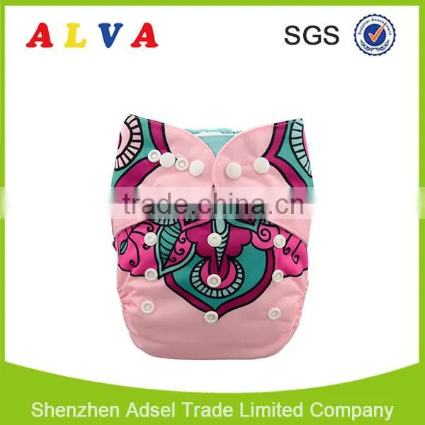 Alva Free Shipping Best Pocket Cloth Diaper Baby Cloth Nappies Quality Choice photo-2
