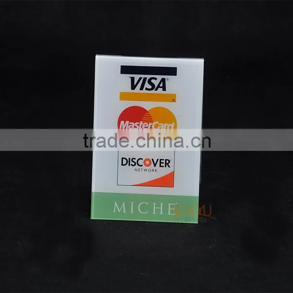 Advertisement Printing V Shape Acrylic Advertisement Sign photo-2
