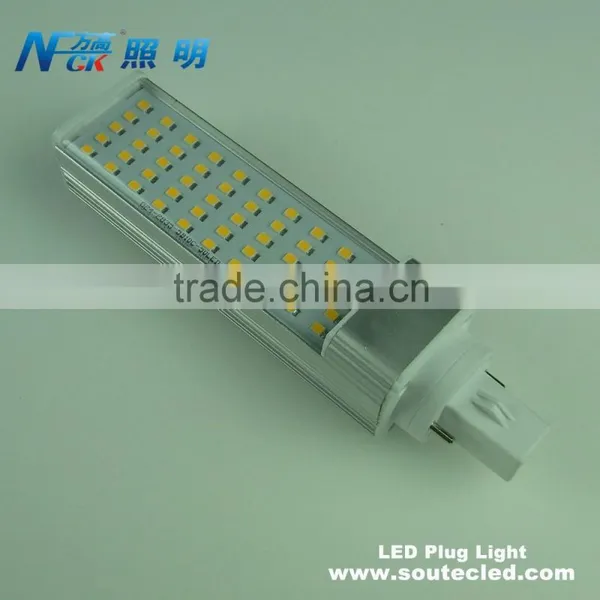Shenzhen Led Factory Soutec DC12V Horizontal G24 9w SMD Plug LED Light Replace 20w Cfl Light photo-2