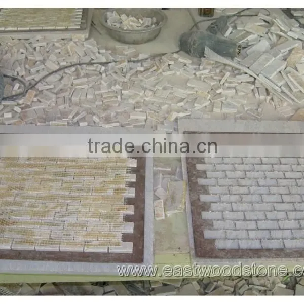 Natural Golden Slate Mosaic Tiles