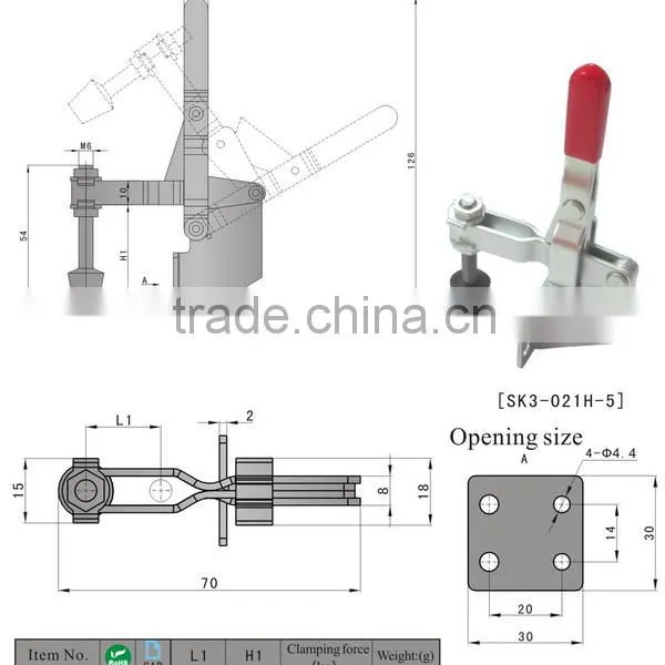 Vertical Toggle Clamp SK3-021H-5 Manufacturing in China photo-3