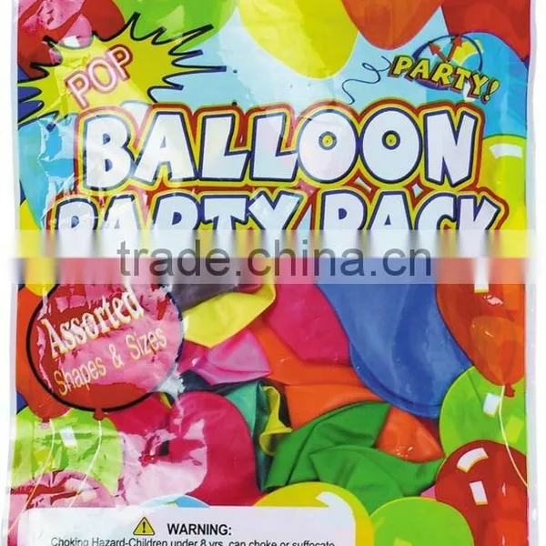 colorful natural rubber balloon for party