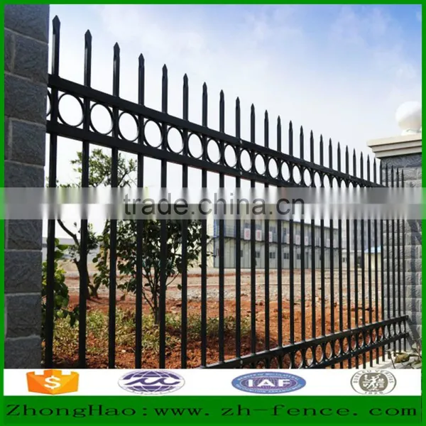 Factory Direct Sale PVC Coated Zinc Steel Fence Wall and Fence Gate photo-5