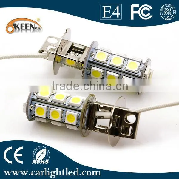 Auto Lighting 18 SMD 5050 LED H3 LED Lamp Fog Light Car Foglamp Lights Bulbs Accessories photo-2