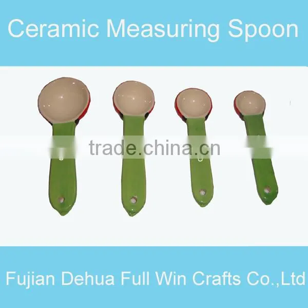 Hand-painted Ceramic Beatle Measuring Spoons