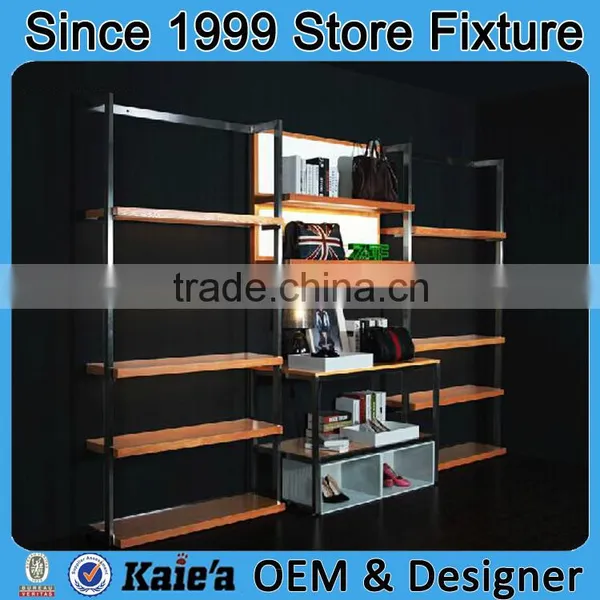 Custom Wall Shelf Design/metal Wall Display Rack /dispaly Rack Shop photo-2