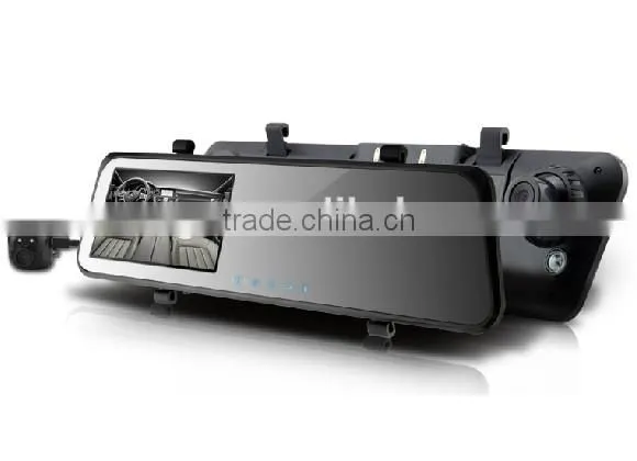 4.3 Inch Full HD 1080P Dual Camera Lens Mirror Vehicle Rear View Camera