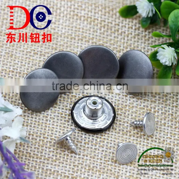China Factory Directly Sale Plastic Insert Jeans Metal Shank Button photo-2