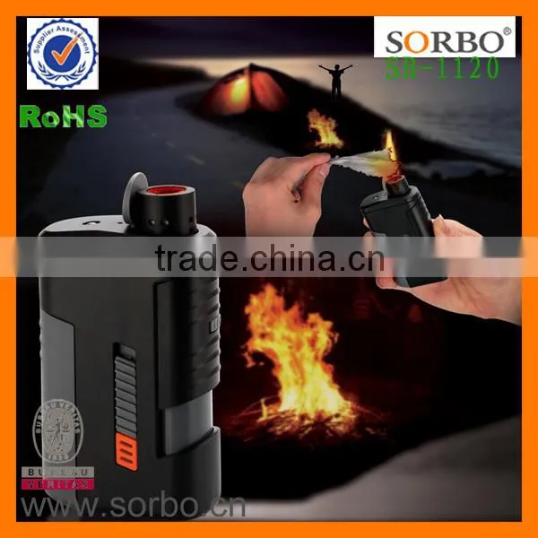 Plastic Lighter Power Bank Lighter With Flashlight 2016