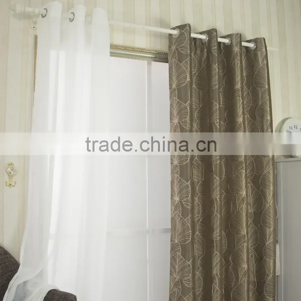 TOP GRADE MODERN PATTERN POLYESTER YARN DYED WINDOW CURTAIN FABRIC photo-6