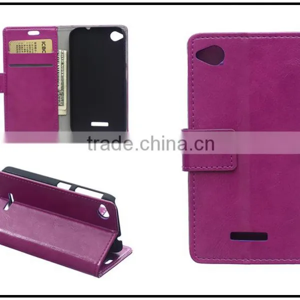 Wholesale Color Crazy Horse pu Lether Case for Htc 320/526/728/828/one A9 Support Adjustable Stand Function Wallet Case photo-6