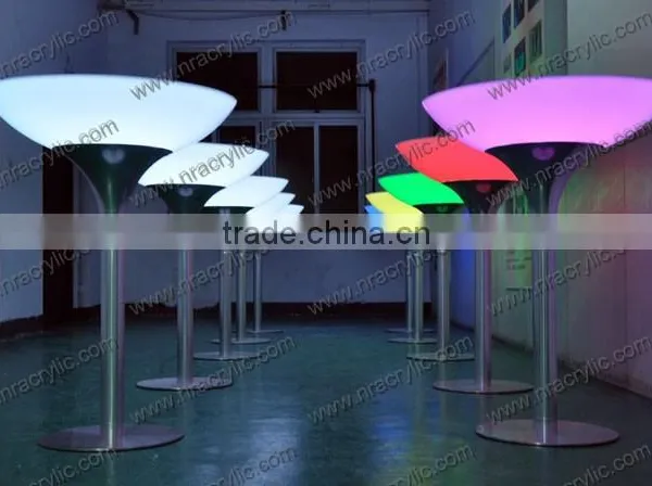 Modern Led Tall Nightclub Coffee Table photo-4