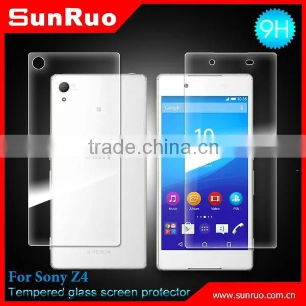 Tempered Glass Screen Guard, for Sony Xperia Z4 Tempered Glass Screen Protector