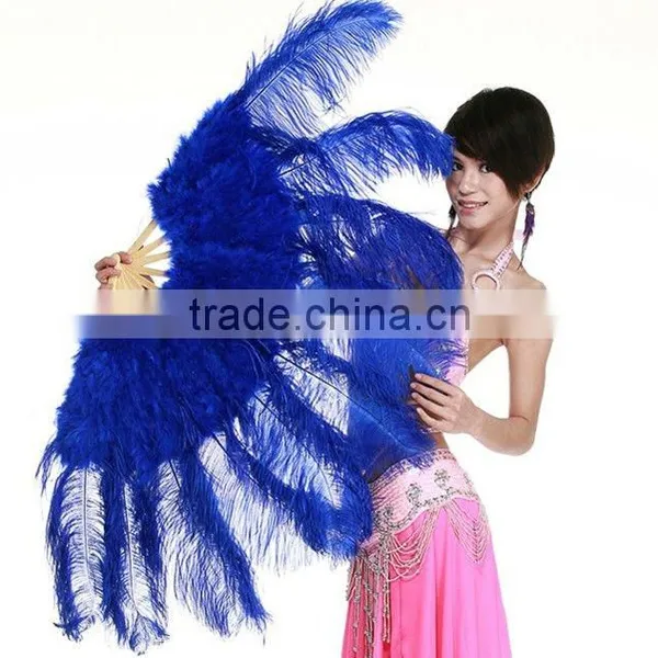 Belly Dance Ostrich Feather Fans
