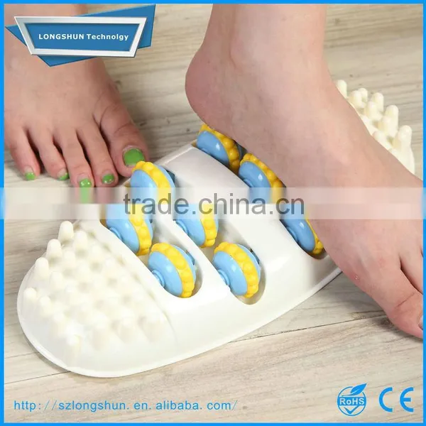 Foot Massager Hardwood Acupressure Rub Roller Body Massage Treatment photo-3