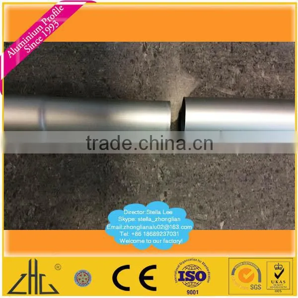 Wow!Tubing Aluminium Drilled Holes Anodized/aluminium Processed Profiles With Logo Print/tubed Aluminium Extrusion CNC Machining photo-3