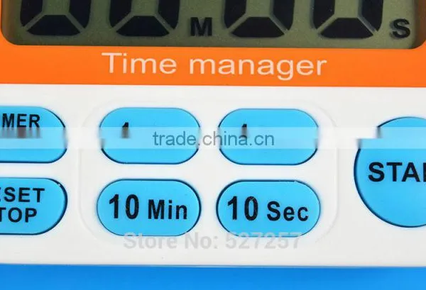 Timer CountDown Up Fast Setting Digital LCD 12 Hours Clock Kitchen Cooking Sport 10 Minutes 10 Seconds Fast Set photo-2