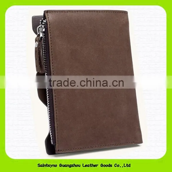 15642 Bifold Genuine Leather Mens Wallets RFID Blocking Leather Wallet for Men photo-5